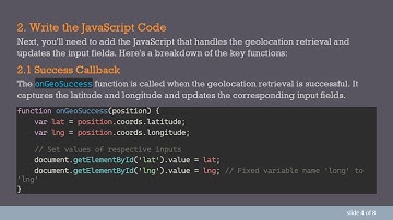 How to Get Your Current Longitude and Latitude with JavaScript and HTML Forms