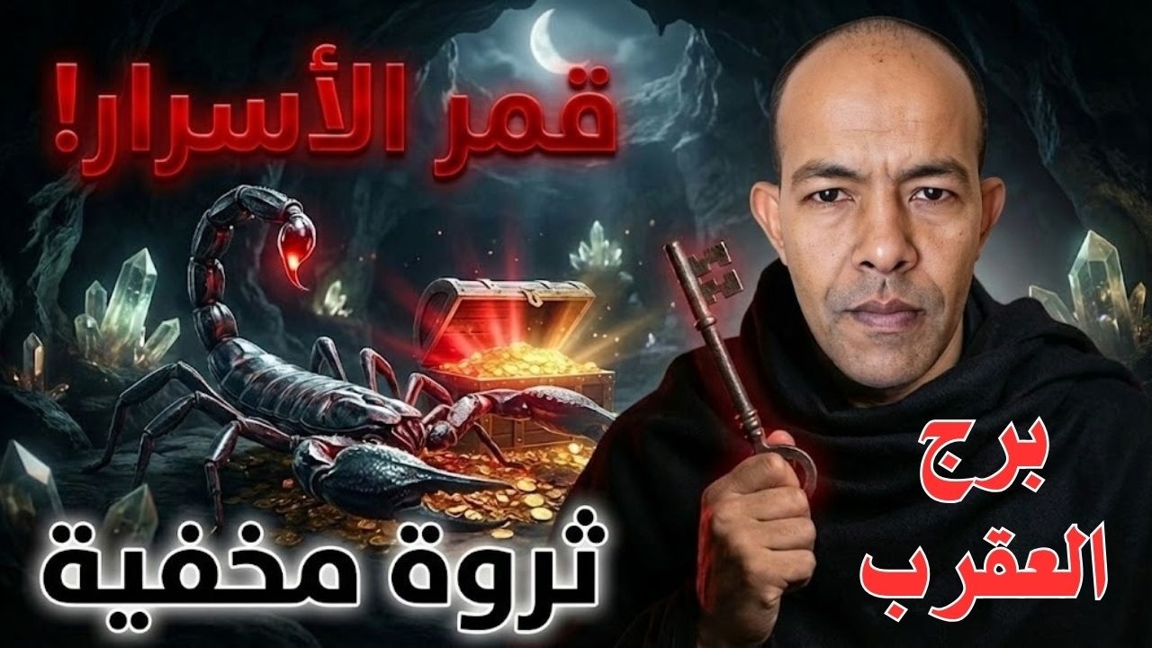 🦂برج العقرب2026:قمر الأسرار وثروة 