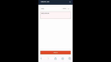 Create your own customized link (bit.ly)