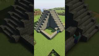 Want Minecraft Mayan Temple Tutorial 🏡 #shorts #minecraft