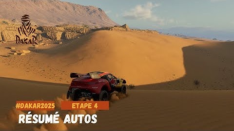 🏁 LE DAKAR 2025 🇸🇦 | RÉSUMÉ AUTOS | ÉTAPE 4