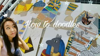 Doodles | Sticker มาทำสติ๊กเกอร์ DIY กัน ธีมอียิปต์นะรอบนี้ | Milan Diaries screenshot 5