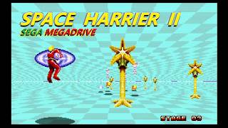 Space Harrier II - Demo Attract Mode - Sega MegaDrive / Genesis - SEGA - 1080p60 screenshot 5