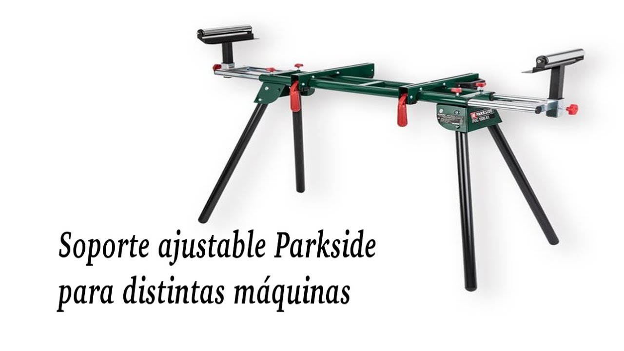 Soporte ajustable PARKSIDE para INGLETADORA - YouTube