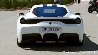 Novitec ferrari 458 speciale launch control - start, revs & loud
acceleration!