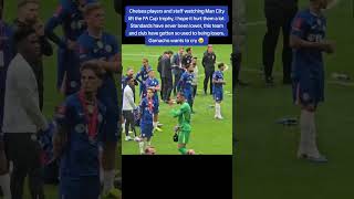 Chelsea players in pain after losing fa cup final vs mancity #football #chelsea #shorts #fyp #facup