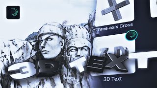 3D Text Alight Motion