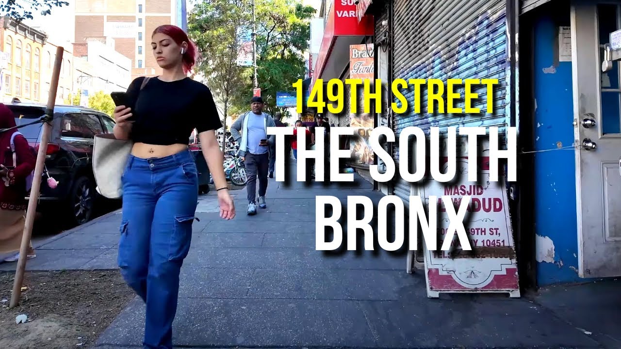 South Bronx 149 Street 4K Virtual Walking Tour New York City
