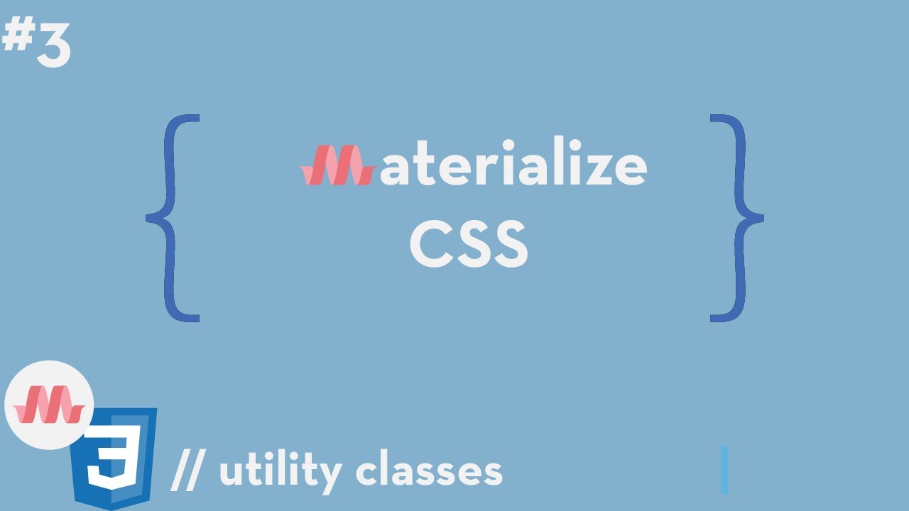 Materialize CSS #3 - Utility Classes - YouTube