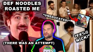 Def Noodles Came for ME In His 3rd Roast Battle - Who Won?