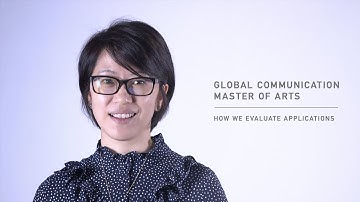 Application Requirements | Global Communication MA Program