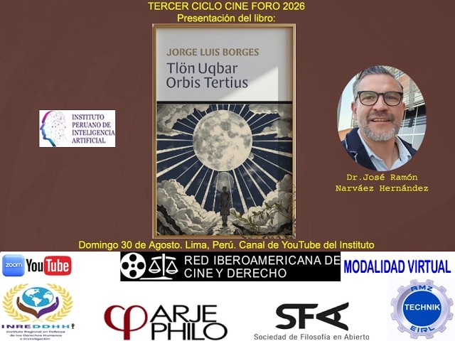 Cine Foro 2026. Presentación del libro: Tlön Uqbar Orbis Tertius