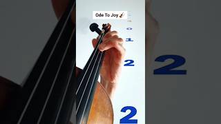 Ode To Joy 🎻 Violin & Viola Tutorial With Color Coded Strings