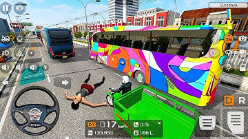 Offroad Coach Bus Driving Simulator 3D - Real Uphill Bus Drive 2024 - Android GamePlay