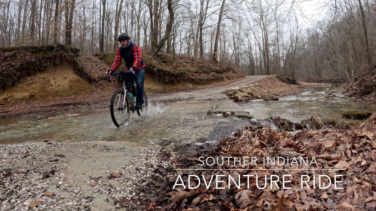 Riding southern Indiana gravel roads.
