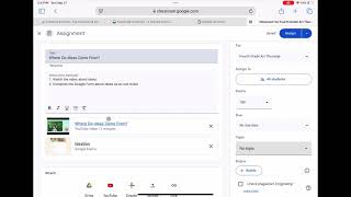 Using the Schedule Option in Google Classroom