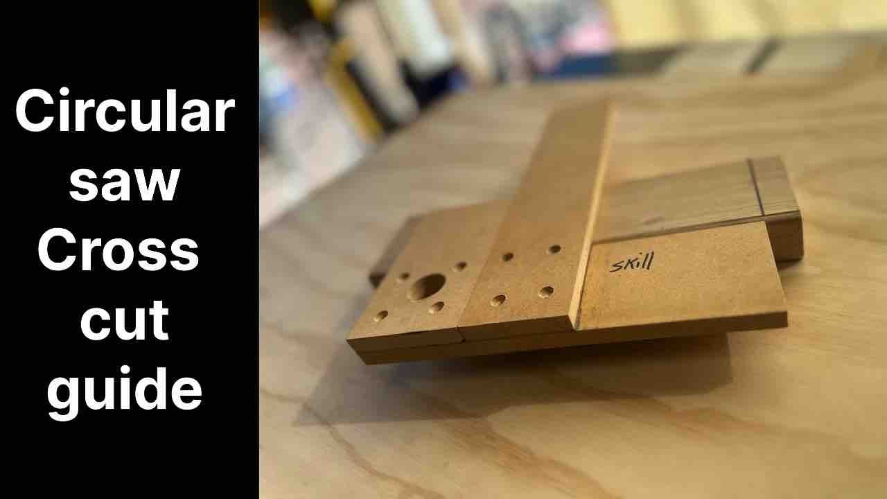 Circular saw cross cut guide - YouTube