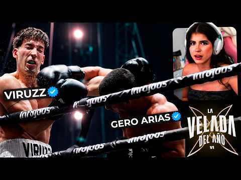 Abby REACCIONA a GERO ARIAS vs VIRUZZ 🥊La Velada del año VI