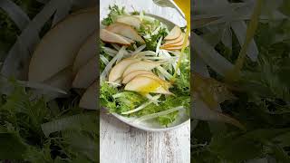 Frisée, Fennel & Pear Salad with Blue Cheese