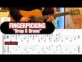 Haunting Fingerstyle Guitar in Drop D (with Tabs)