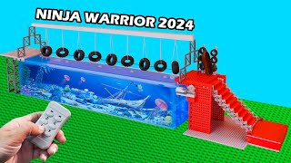 Part 2: LEGO Spartan Race with Escalator Obstacles - Ninja Warrior 2024