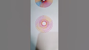 Spirograph #Designs #asmr #art #satisfying #shorts #colorful #spirograph #color