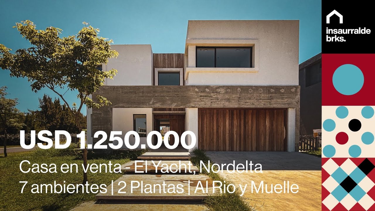 🏡✨ Casa de Lujo en Nordelta | Barrio Yacht 🌊🌴 ¡Lote al Río y Muelle Propio!