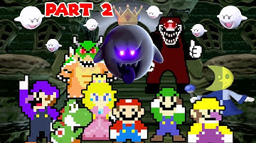 Can Team Mario Escape King Boo Mansion in New Super Mario Bros. PART 2