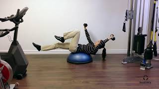 Advanced Loaded Deadbug on Bosu