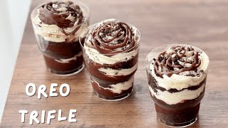 สูตร Oreo Trifle แสนอร่อยโดยไม่ต้องอบ - ของหวานง่าย ๆ ในถ้วย