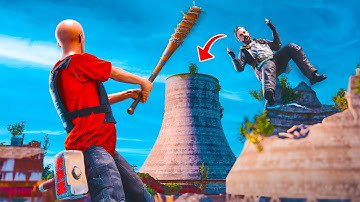 Trying To Hit Rust Cheaters Into Power Plant Silo