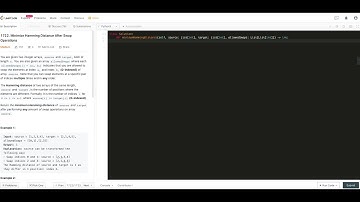 Leetcode 1722. Minimize Hamming Distance After Swap Operations