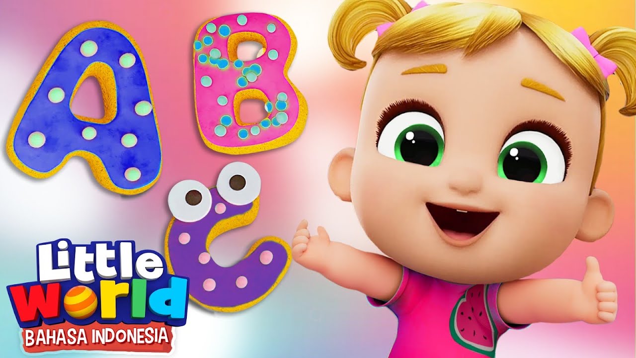 Belajar Alfabet Bersama Nina dan Nico, Yuk! | Kartun Anak | Little World Bahasa Indonesia