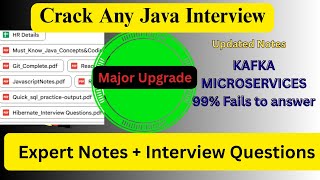 All-In-One Power Package with Kafka, Microservices & More to Crush Interviews! #JavaGuide