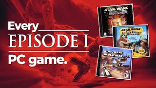 I Played Every Phantom Menace PC Game | Star Wars Episode One PC Games