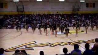 SHHS Cheer perform at homecoming assembly