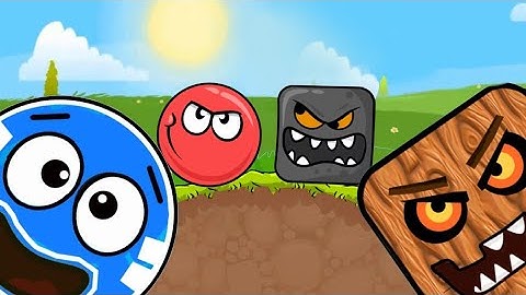 Red Ball 4-Gameplay Walkthrough Part 1-8 All Levels-Chapters-Episodes and Ending Credits iOS,Android