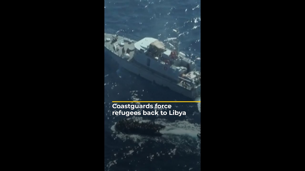 Libyan coastguard intercepts refugee boat in the Mediterranean | AJ 
