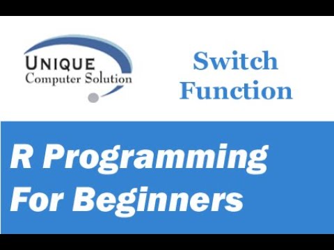 R Programming in Hindi - Switch function with Example - YouTube