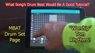 “Metronome Beats” App Tutorial - Drum Set 7: "Worship Music" Tom Rhythms For Your Practice Time! screenshot 4