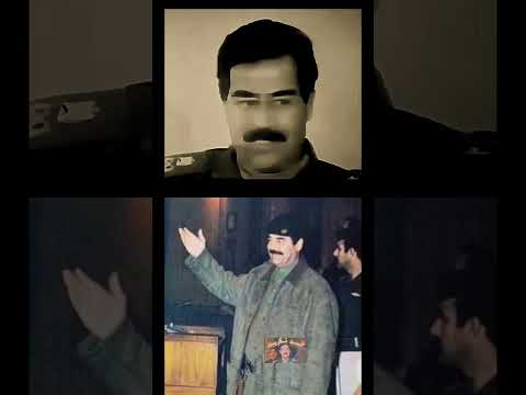 صدام حسين يقول الذل مافك الحبال ولا طول العمر القصير