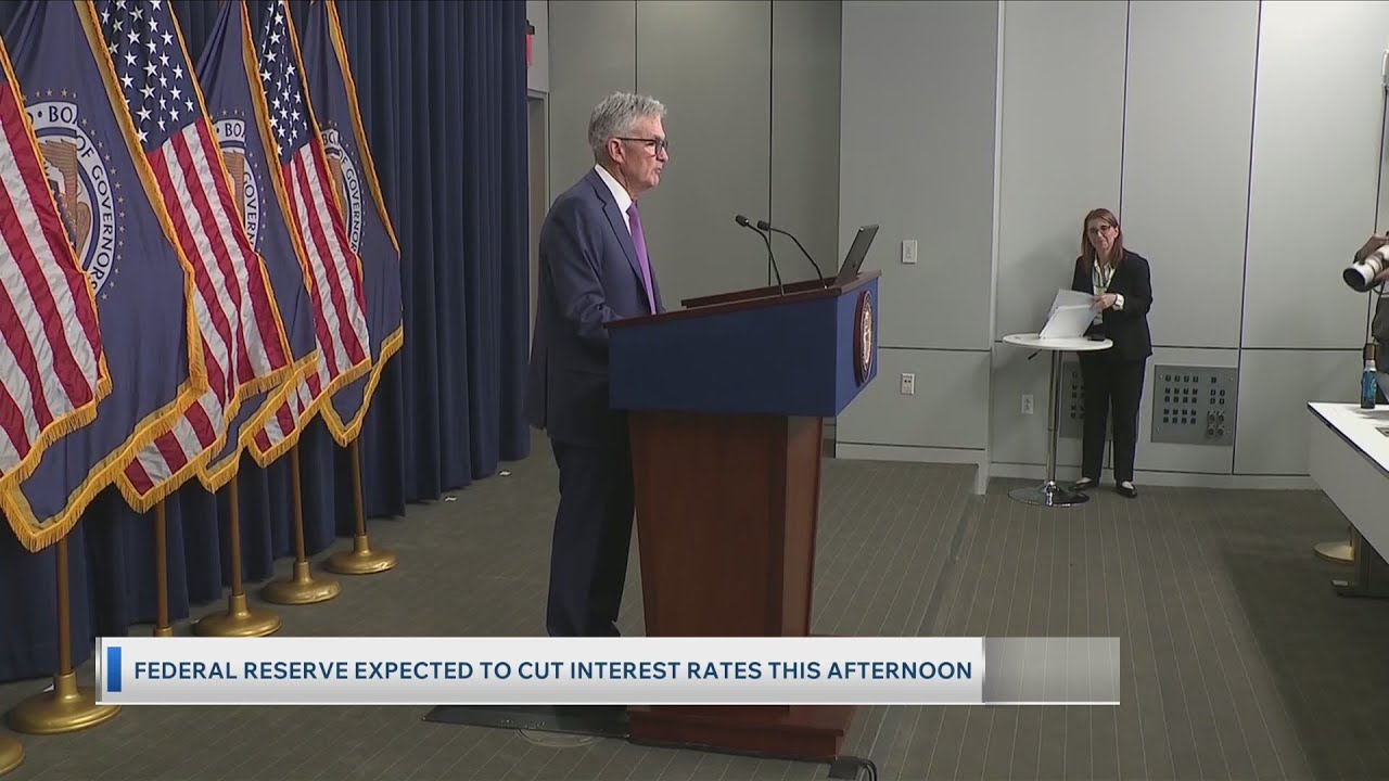 Federal Reserves Expected To Cut Interest Rates This Afternoon - YouTube