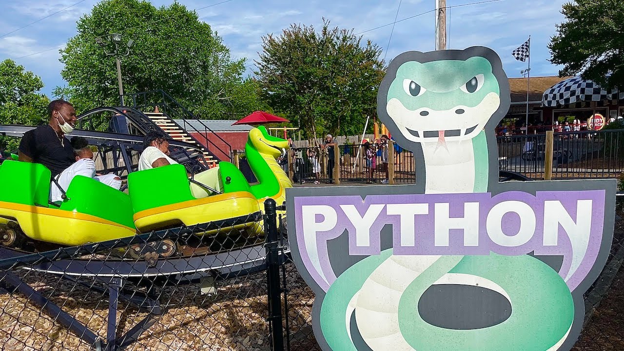 Python Pit at GoKarts Plus OnRide POV • Williamsburg, VA • Front Row