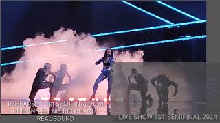 Eleni Foureira / Eric Saade / Chanel | Rehearsal Opening Real Sound from Arena