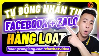 TuDongChat - Hướng dẫn TỰ ĐỘNG gửi tin nhắn HÀNG LOẠT trên Facebook và Zalo MIỄN PHÍ