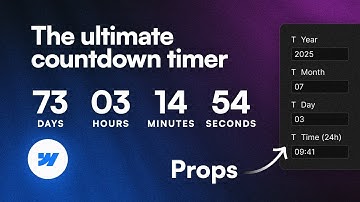 The last countdown timer component you need for Webflow