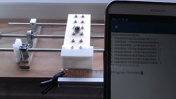 Micropython ESP32 Sending by remote Gcode from Android to ESP32 - G90 absolute -G91 relative