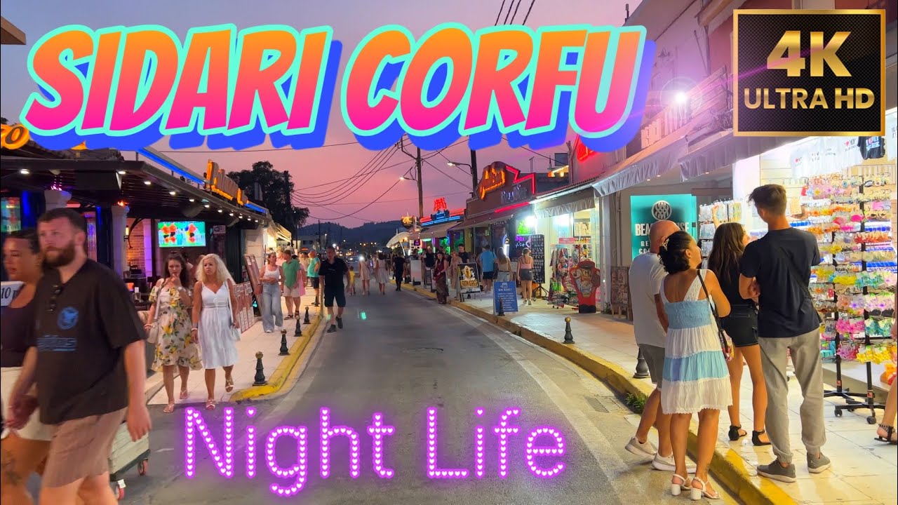 Sidari Corfu Night Life Walking Tour