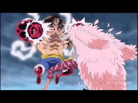 One Piece Episode 732 Luffy Last Attack Ending Dressrosa Youtube