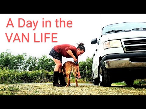 A REAL VAN LIFE DAY / Cleaning, Shopping, Sewing, Parking